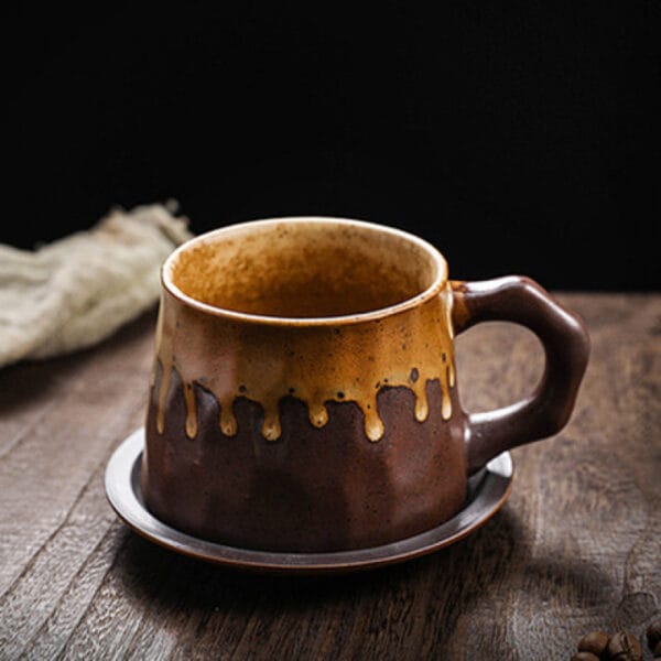Japanese Ceramic Coffee Set - Image 9