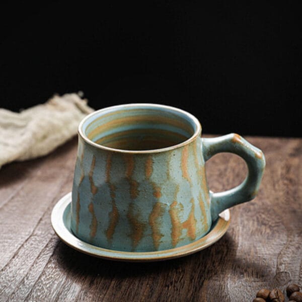 Japanese Ceramic Coffee Set - Image 7