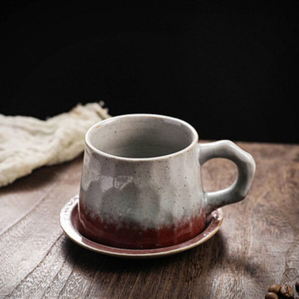 Japanese Ceramic Coffee Set - Image 6