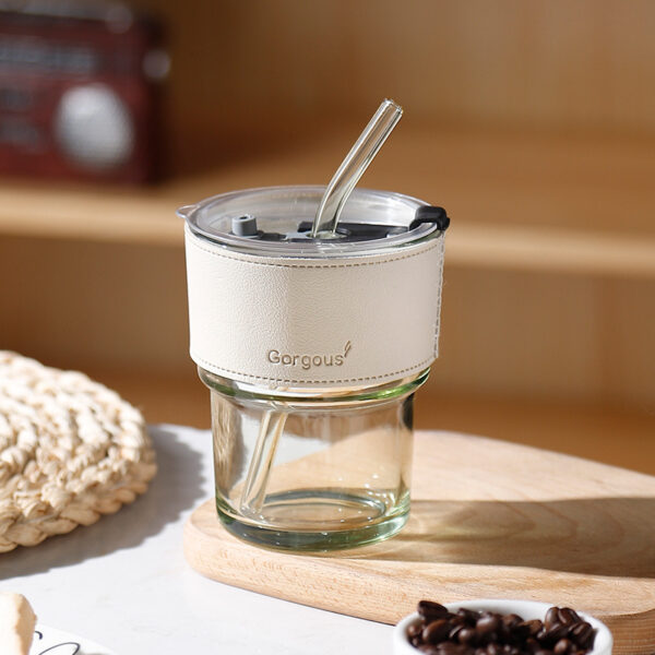 Glass Bamboo Straw Cup - Image 7