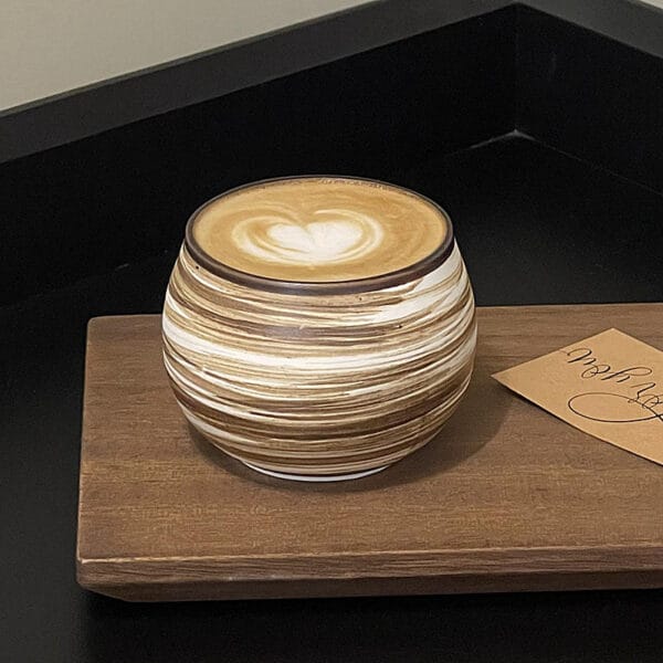 Rustic Latte Art Cup - Image 3